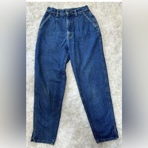 LEE Vintage 80’s High Waist Tapered Mom Jeans With Slit Ankle
